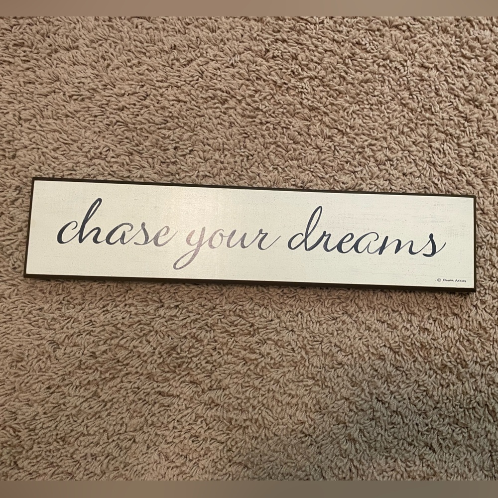 Inspirational Wood Sign